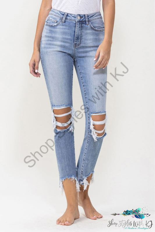 Courtney Super High Rise Kick Flare Jeans Medium / 24 Pants