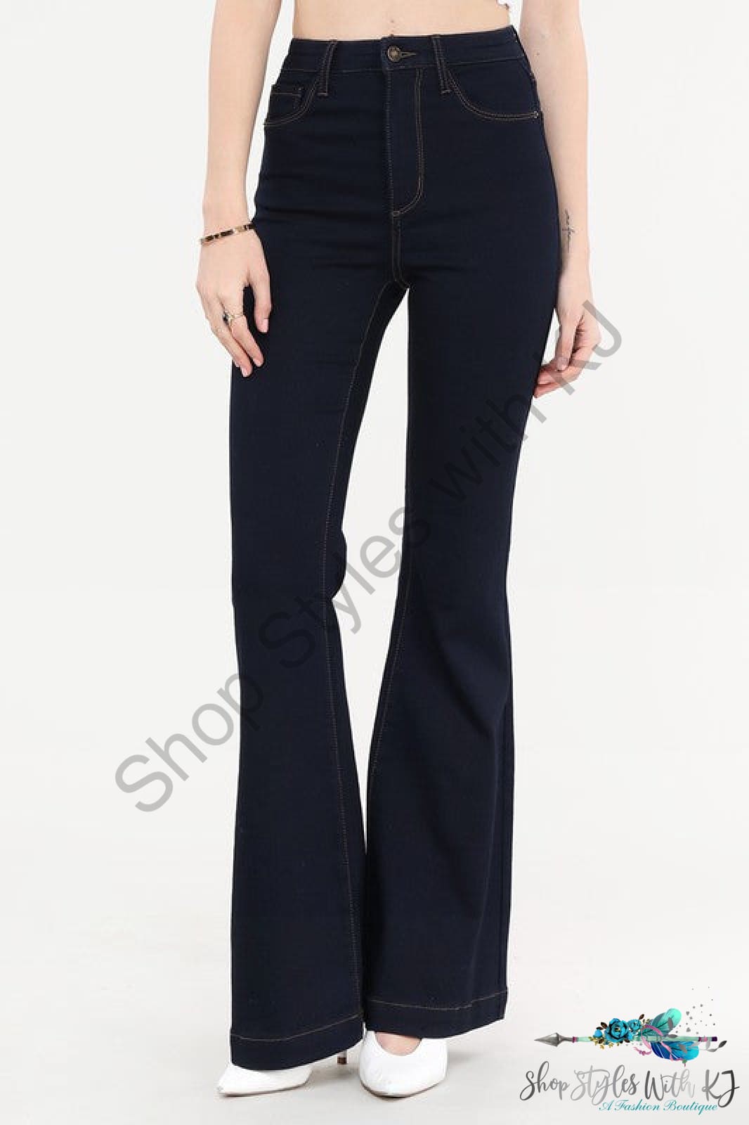 Daydreaming Dark Denim Flare Jeans