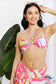 Disco Dive Bandeau Bikini And Skirt Set Swimwear