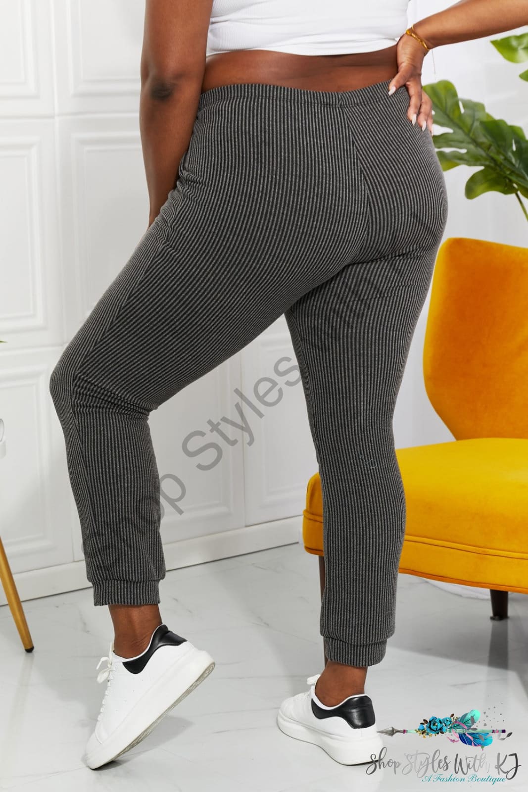 Easy Living Ribbed Joggers Pants