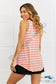 Find Your Path Sleeveless Striped Top Shirts & Tops