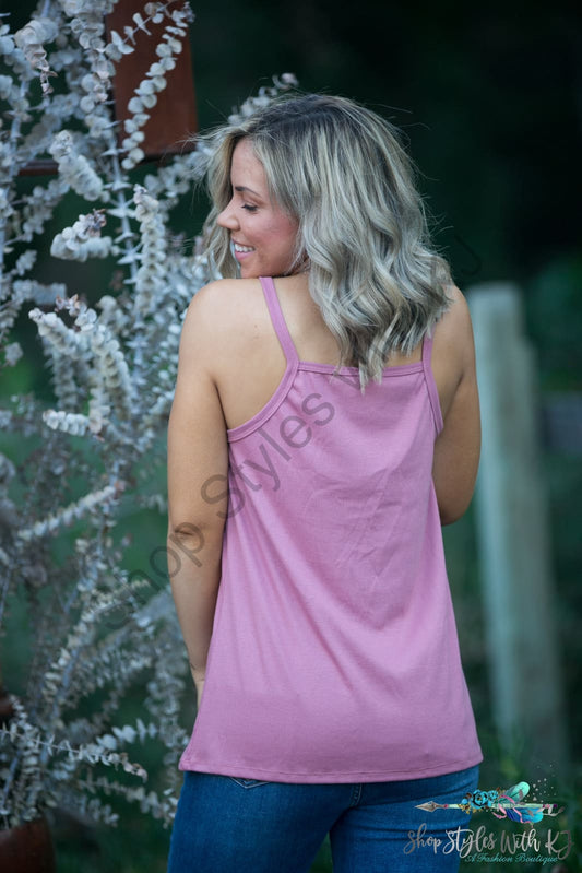 Heart & Soul Tank In Mauve Springintospring