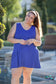 Hot To Trot Swing Dress- Royal Blue Springintospring