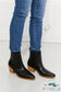 Love The Journey Stacked Heel Chelsea Boot In Black Shoes