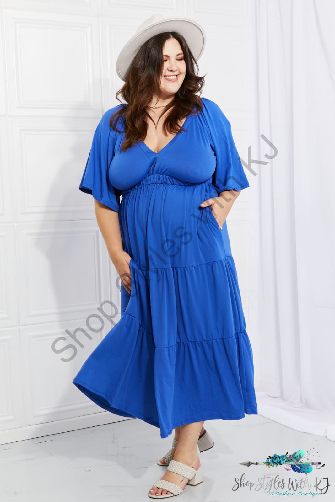 My Muse Flare Sleeve Tiered Maxi Dress Dresses