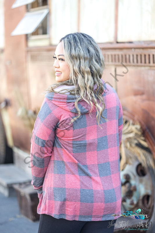 Plaid To Meet You Hoodie Lastcall