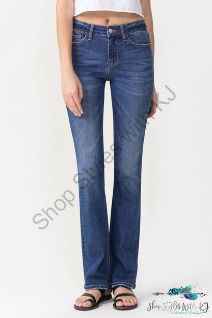 Rebecca Midrise Bootcut Jeans Dark / 24 Pants
