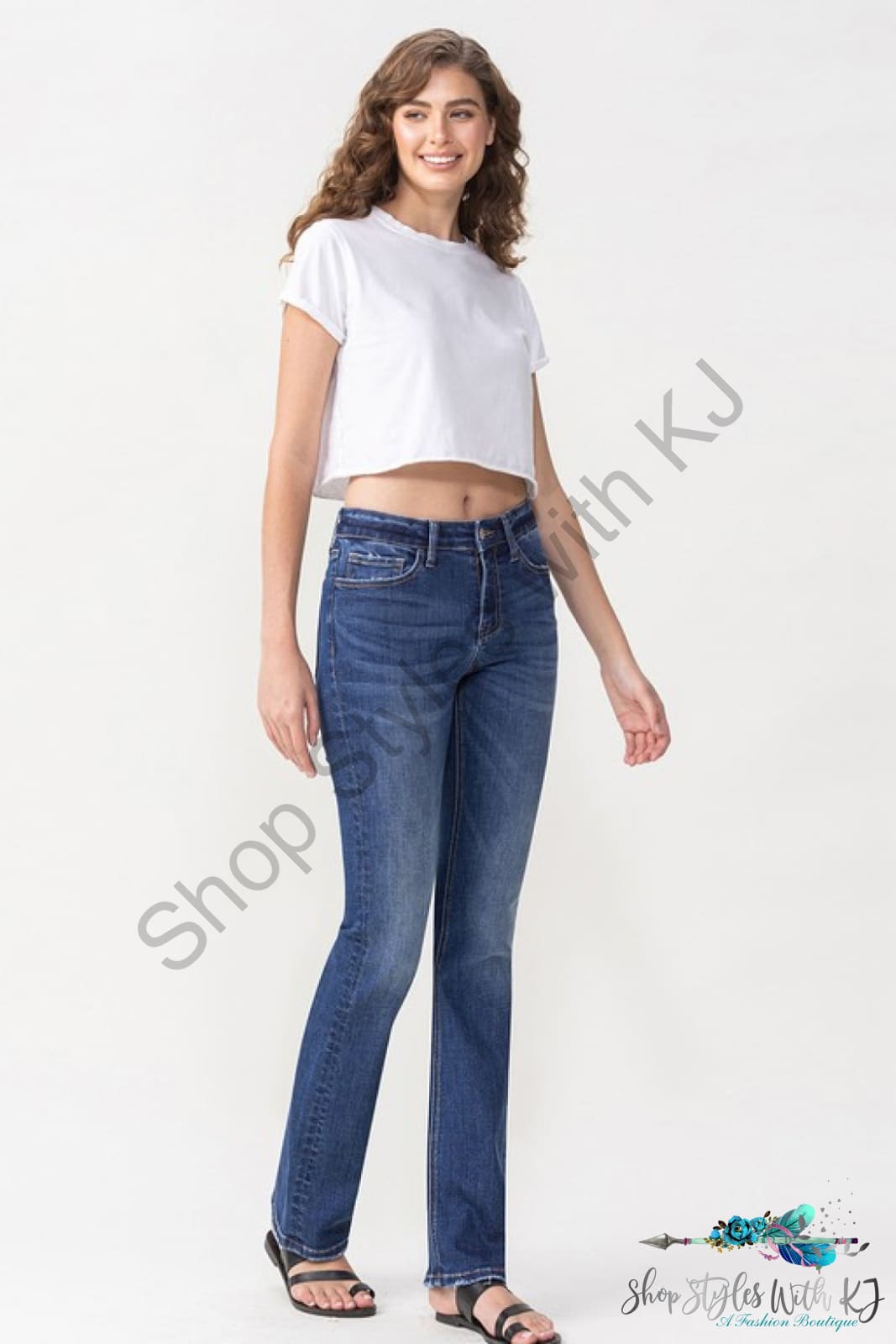 Rebecca Midrise Bootcut Jeans Pants