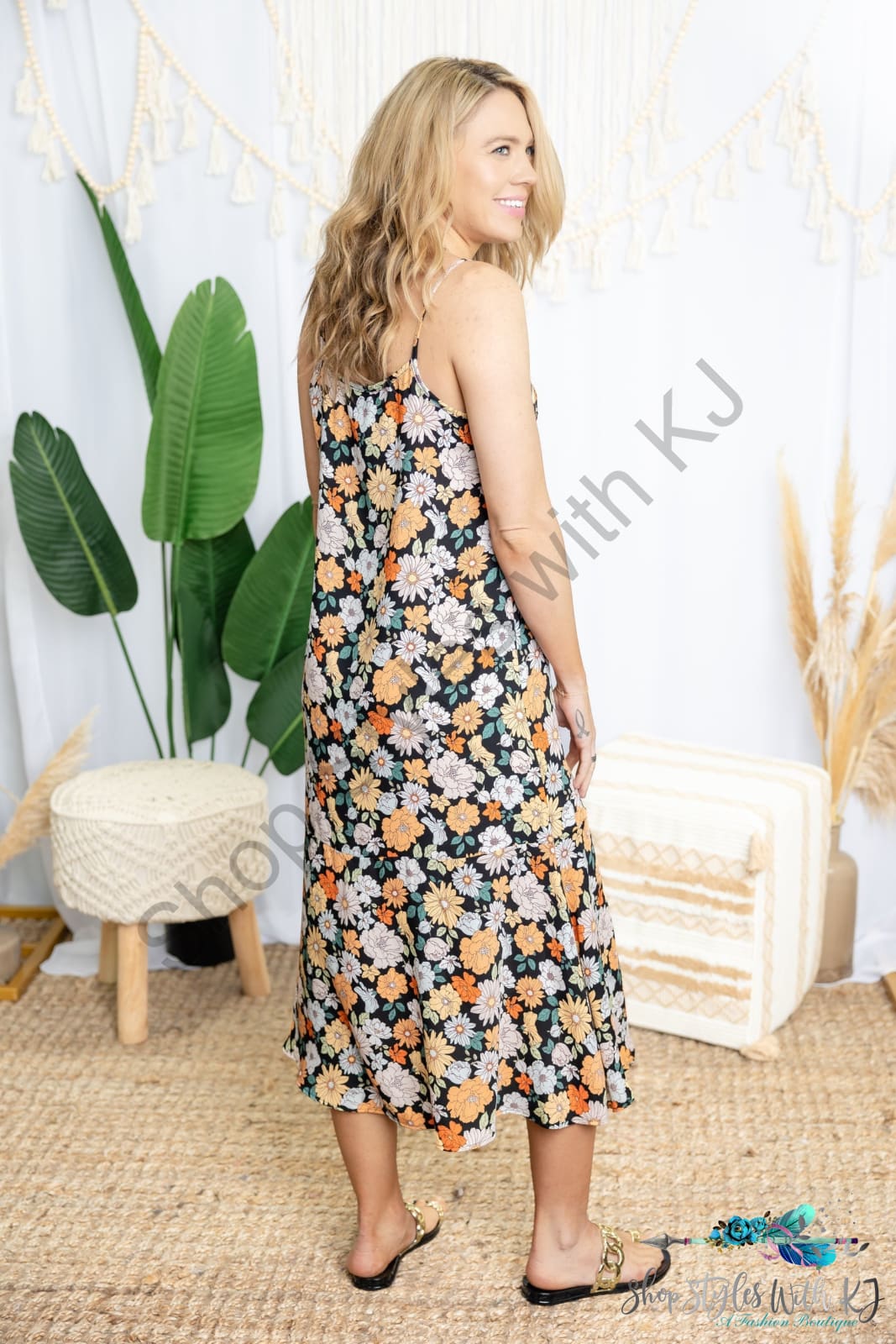 Retro Floral Sundress