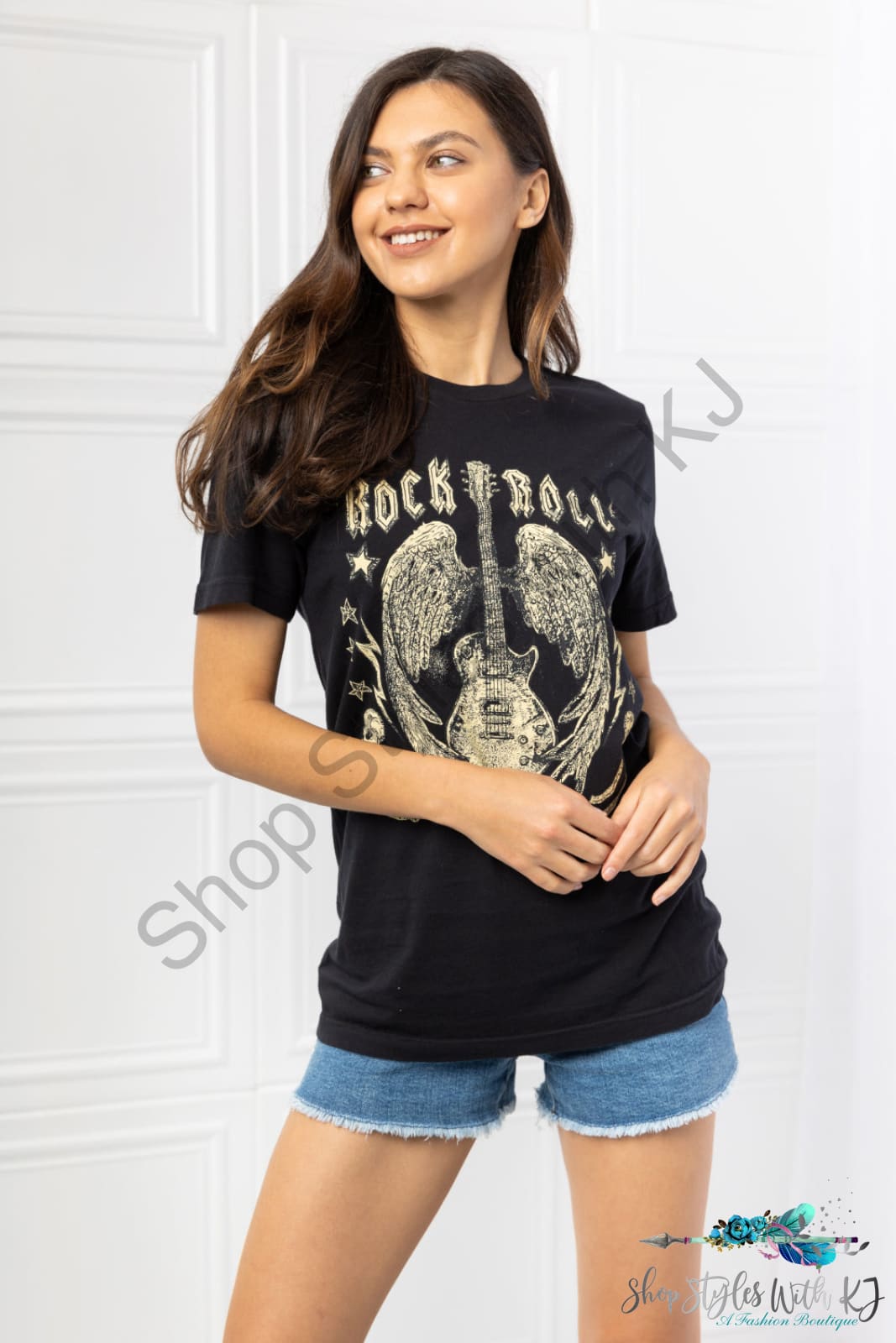 Rock & Roll Graphic Tee Shirts Tops