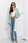 Until You Came Color Block Duster Cardigan Sweaters & Cardigans