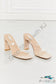 Walking On Air Transparent Double Band Heeled Sandal Shoes